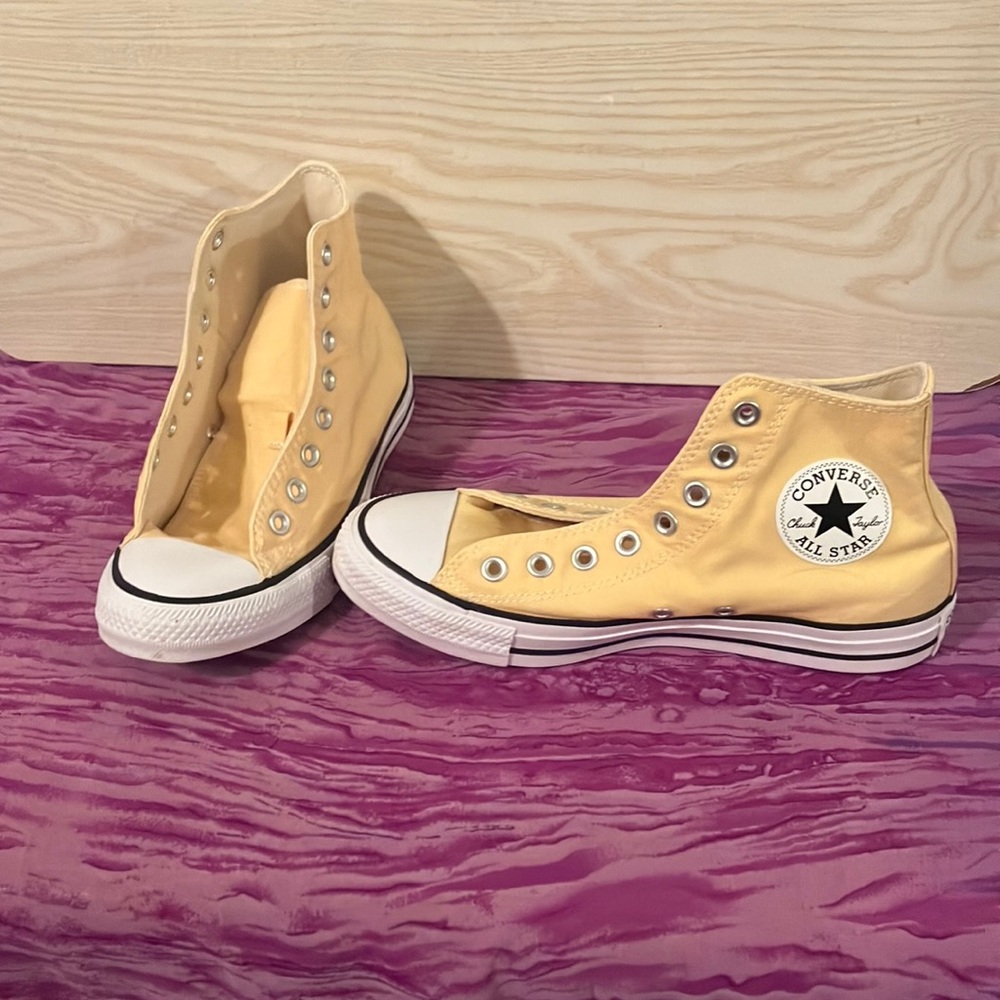 Converse All Star Yellow High-Top Sneakers